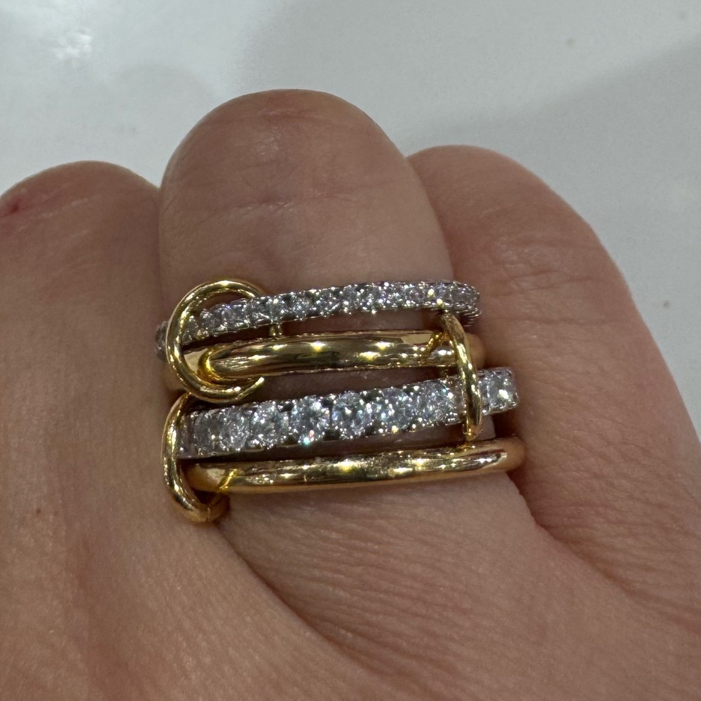 LAST ONES‼️18k Interlocked Stacking Ring - Picture 6 of 15